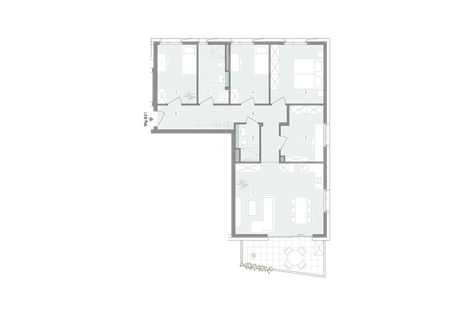 5-Zimmer-Eigentumswohnung