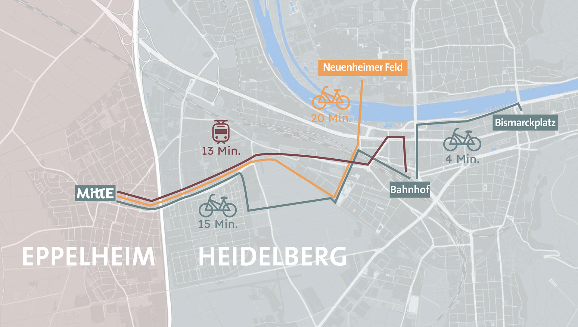 Lage Heidelberg